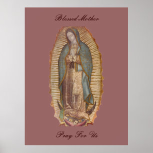 BLESSED MOTHER PRAY FOR US (EXTRA LARGE 40X53) POSTER