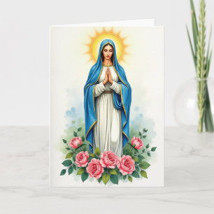 Blessed Mother Prayer Card