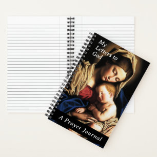 Blessed Mother Prayer Journal Spiral Notebook