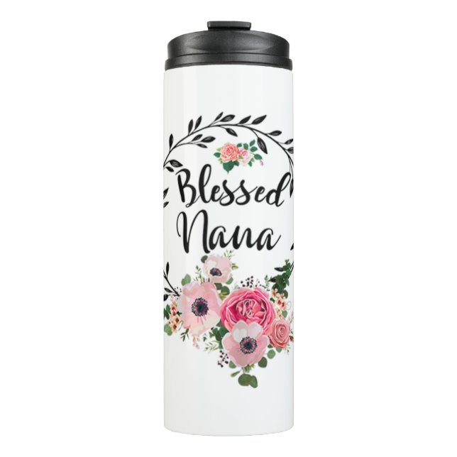 Blessed Nana Mother's Day Gift Thermal Tumbler (Front)
