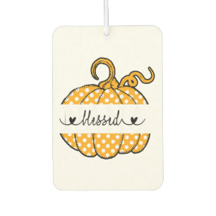 Blessed Nana Pumpkin Art Thanksgiving Halloween Air Freshener
