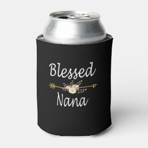 Blessed Nana Shirt Thanksgiving Christmas Can Cooler