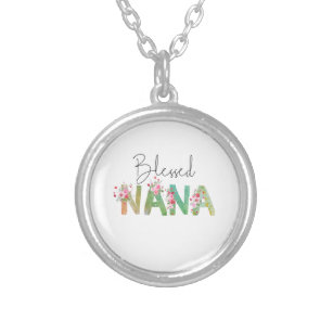 Blessed Nana Silver Plated Necklace