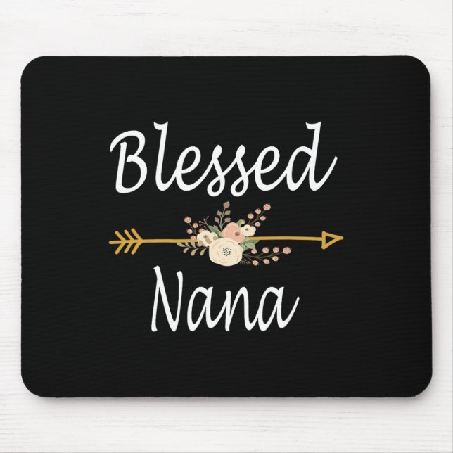 Blessed nanacute mothers day gifts  mouse pad (Front)