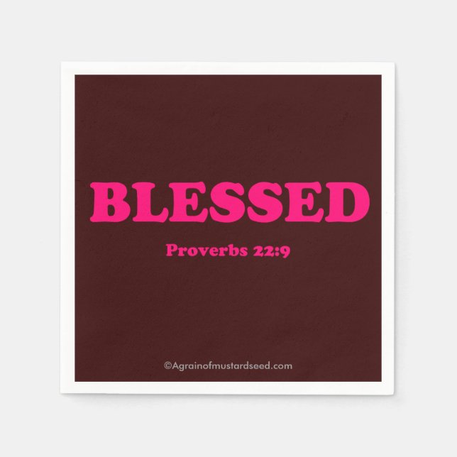 Blessed Napkin (Front)