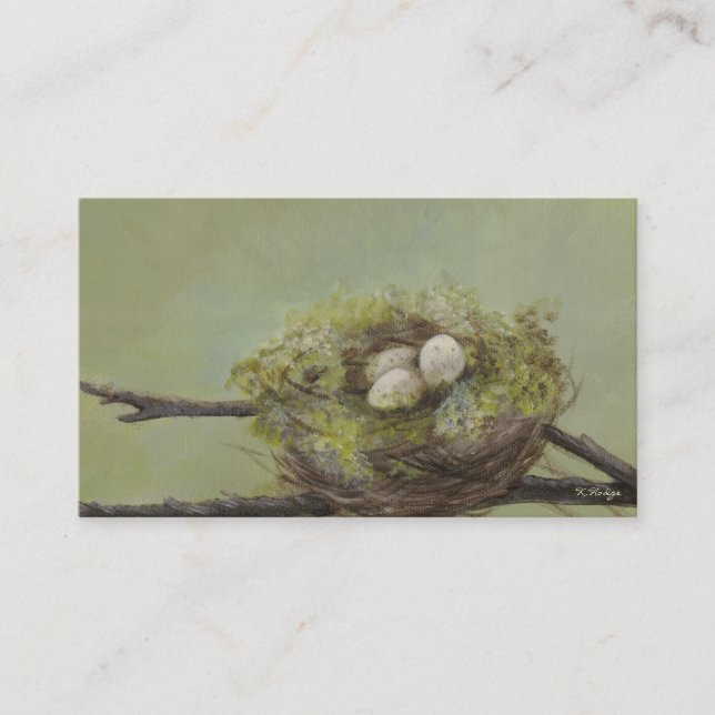 Blessed Nest Business Card - Customizable (Front)