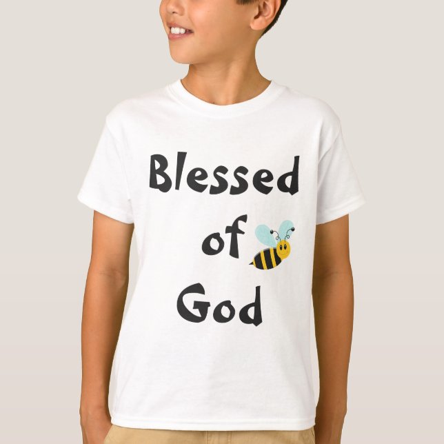 Blessed of God Bumblebee T-Shirt (Front)