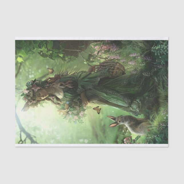 Blessed Ostara   Tissue Paper (Front)