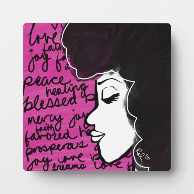 Blessed Peace Plague with Easel Plaque (Front)