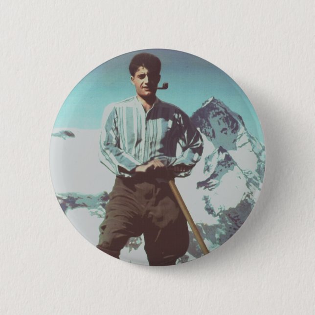 Blessed Pier Giorgio Frassati 2 Inch Round Button (Front)