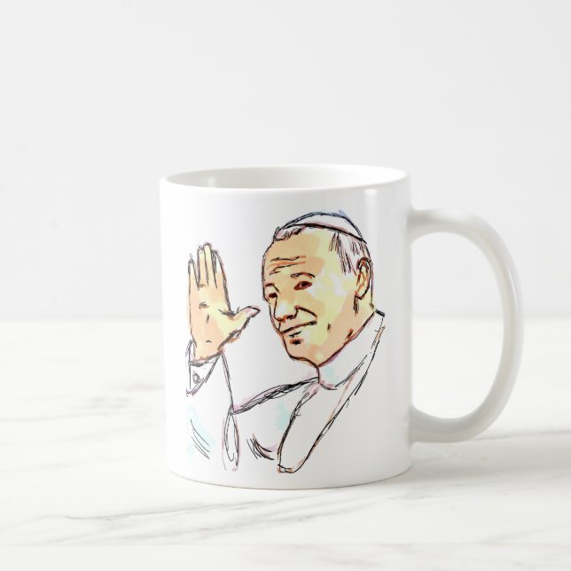 blessed Pope John Paul II Mug (Right)