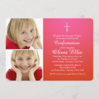 Blessed Sacrament Religious Photo Invitation