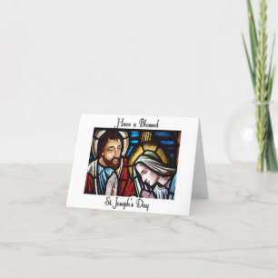 Blessed Saint Joseph's Day Greeting Card