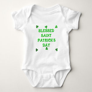 Blessed Saint Patrick's Day (1) Baby Bodysuit