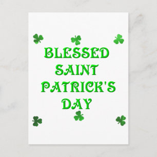 Blessed Saint Patrick's Day (1) Postcard