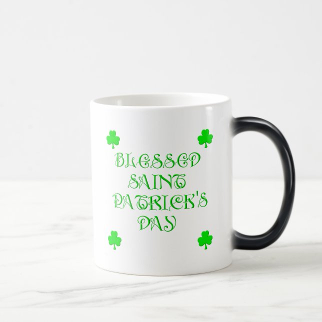 Blessed Saint Patrick's Day (3) Magic Mug (Right)