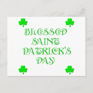 Blessed Saint Patrick's Day (3) Postcard