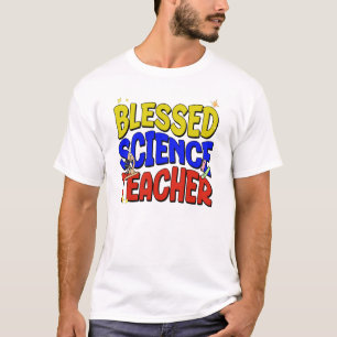 "Blessed Science Teacher" Christian  T-Shirt