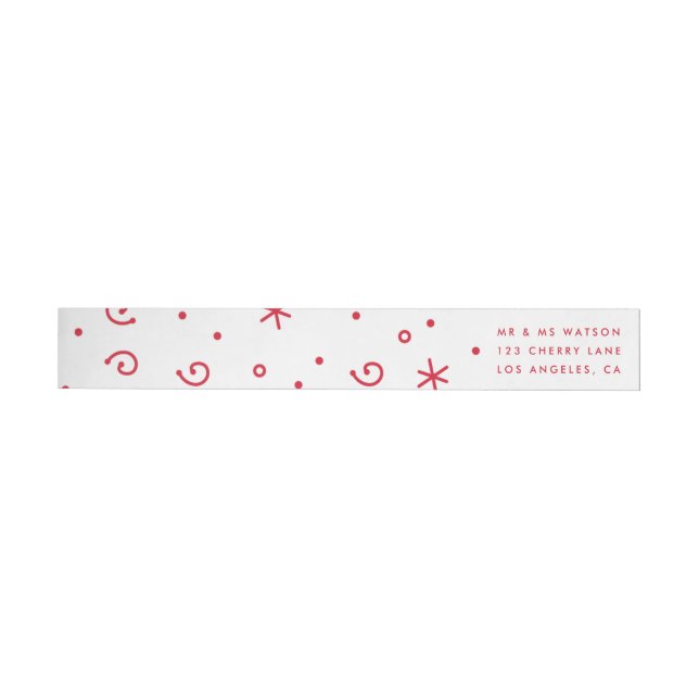 Blessed Season Holiday Christmas Address Label (Individual)