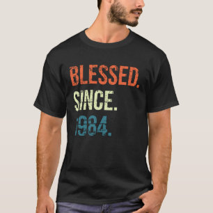 Blessed Since 1984 37th Birthday  Vintage T-Shirt