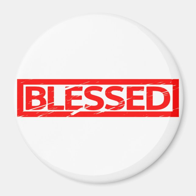 Blessed Stamp Magnet (Front)