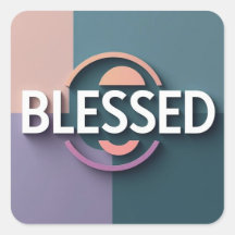 Blessed Sticker - Ai design