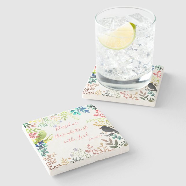 Blessed Stone Coaster (Side)