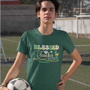 Blessed Teacher Back to School Design T-Shirt