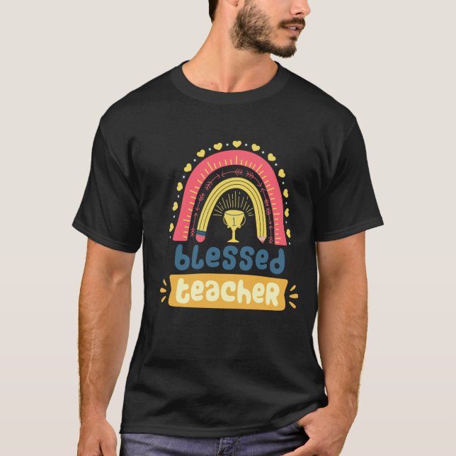 Blessed Teacher Back To School T-Shirt  (Front)