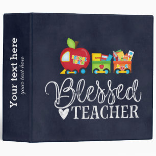 Blessed teacher binder