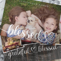 Blessed Thanksgiving Country Rustic Family Photos