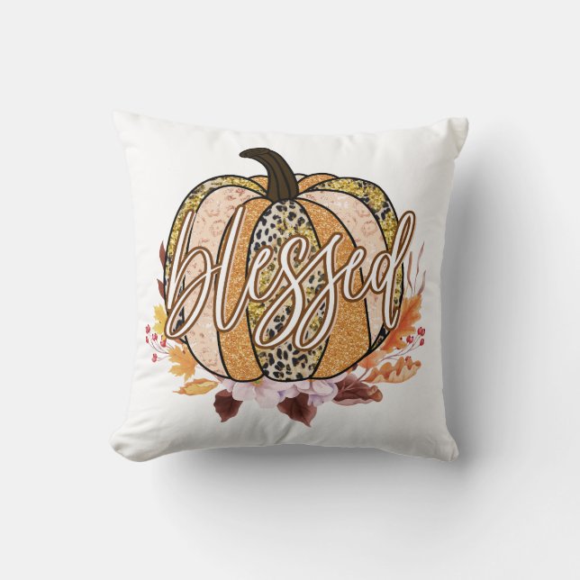 Blessed  throw pillow (Front)