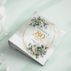 Blessed to Be 80 Dusty Green Memory Album Binder