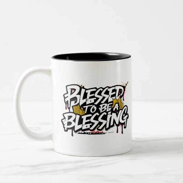 Blessed to be a blessing Mug (Left)