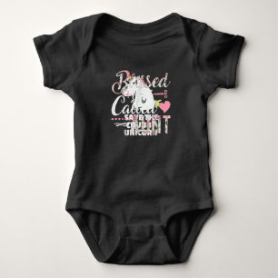 Blessed To Be Called Aunt Floral Women Gift Baby Bodysuit