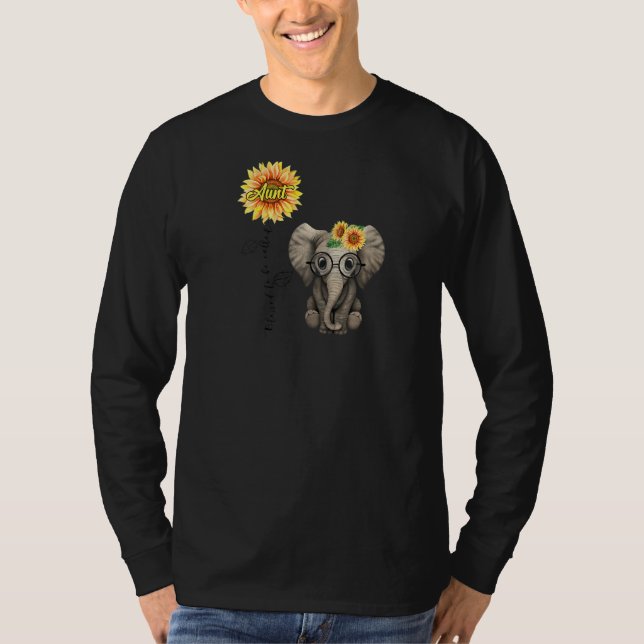 Blessed To Be Called Aunt Hippie Elephant Tshirt A (Front)