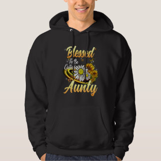 Blessed To Be Called Aunty Daisy Sunflower Aunt Mo Hoodie