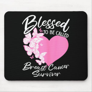 Blessed To Be Called Breast Cancer Survivor Pink B Mouse Pad