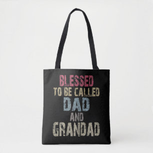 blessed to be called dad and grandad Xmas Tote Bag