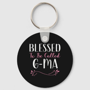 Blessed To Be Called G-ma Cute Cool Gma Keychain