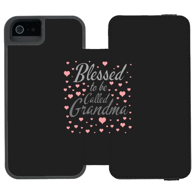 Blessed to be called grandma incipio iPhone wallet case (Folio Open)