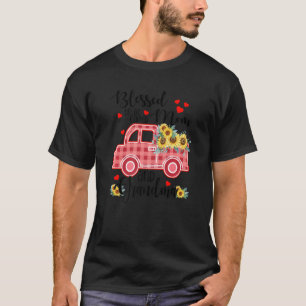 Blessed To Be Called Grandma Sunflower Truck Grand T-Shirt
