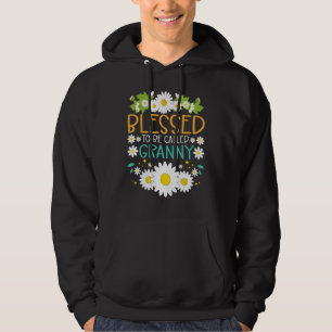 Blessed To Be Called Granny Mothers Day Daisy Flow Hoodie