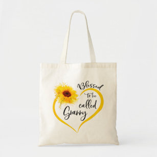 Blessed To Be Called granny Sunflower Gifts Tote Bag