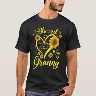 Blessed To Be Called Granny Sunflower Mother's Day T-Shirt