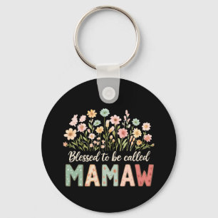 Blessed to be called Mamaw Keychain