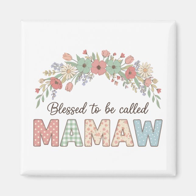 Blessed to be called Mamaw Magnet (Front)