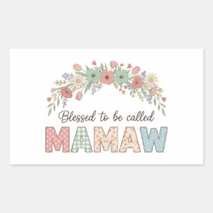 Blessed to be called Mamaw Sticker