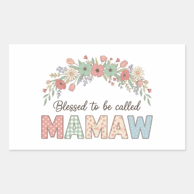 Blessed to be called Mamaw Sticker (Front)