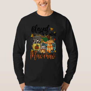 Blessed To Be Called Mawmaw Fall Pumpkin Thanksgiv T-Shirt